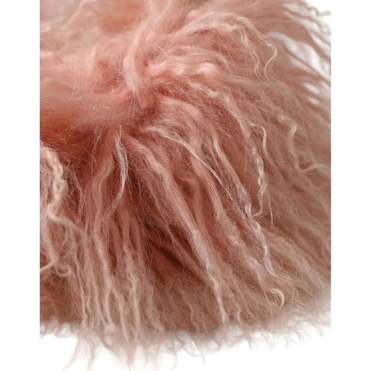 Elegant Pink Fur Earmuffs - Winter Chic Accessory