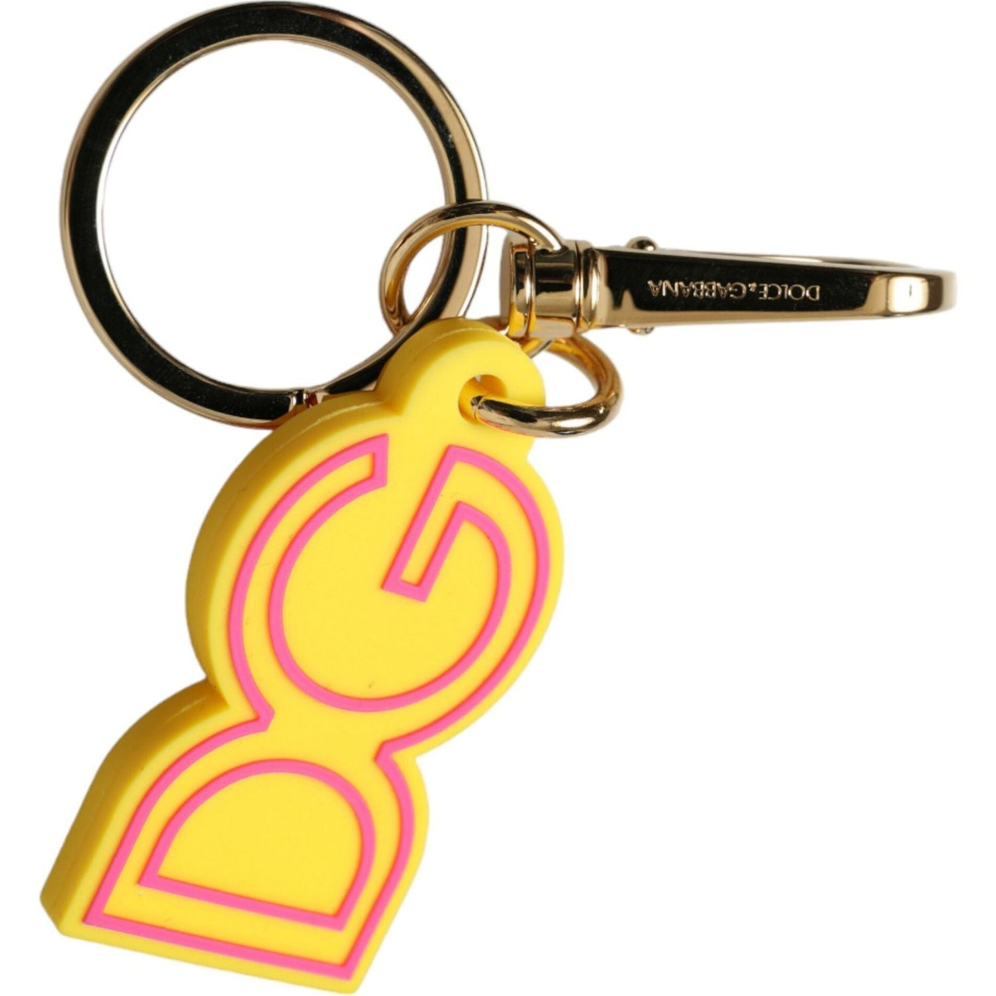 Dolce & Gabbana Chic Yellow Gold Keychain Charm Dolce & Gabbana