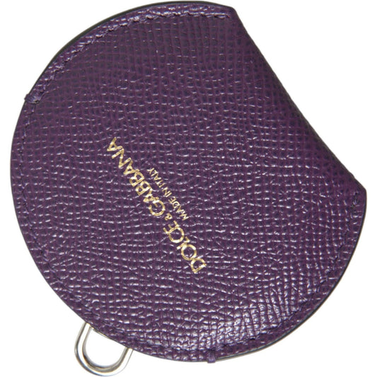 Elegant Purple Leather Mirror Holder