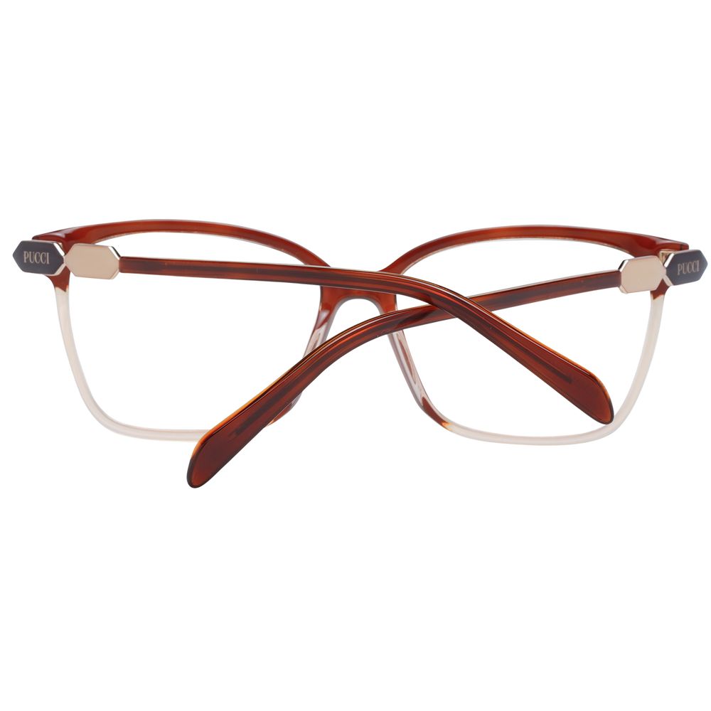 Emilio Pucci Brown Plastic Glasses (Frames)