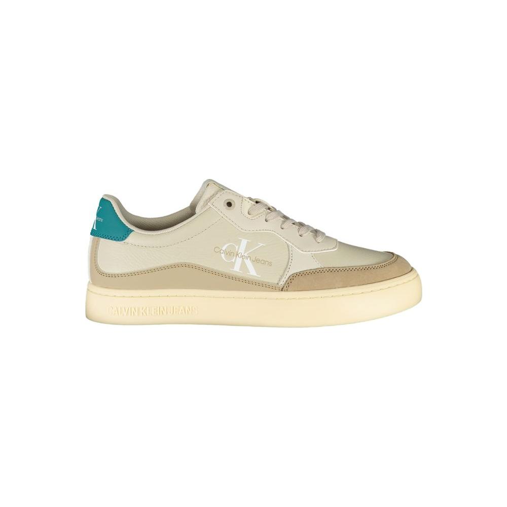 Calvin Klein Beige Polyester Sneaker Calvin Klein