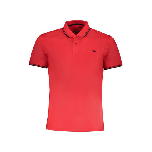 Harmont & Blaine Red Cotton Polo Shirt Harmont & Blaine