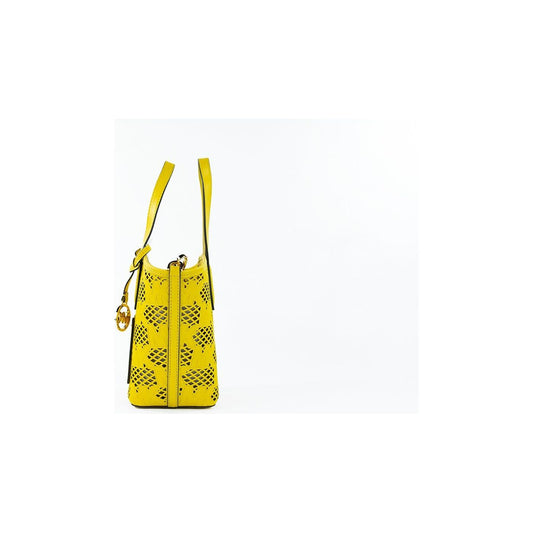 Michael Kors Kimber Small Daffodil Leather 2-in-1 Zip Tote Messenger Bag Purse Michael Kors