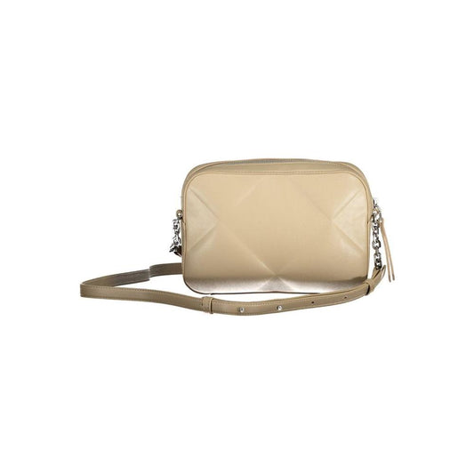 Calvin Klein Beige Polyester Handbag Calvin Klein