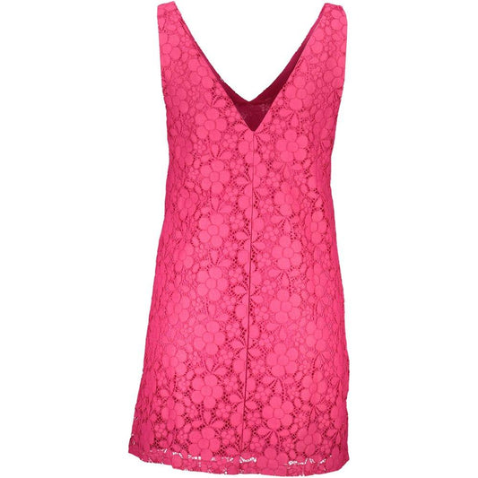 Desigual Pink Viscose Dress Desigual