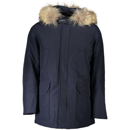 Woolrich Blue Cotton Jacket Woolrich