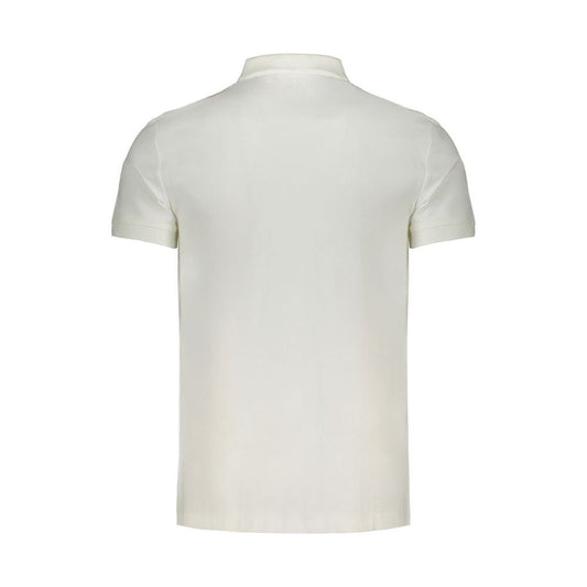 Calvin Klein White Cotton Polo Shirt Calvin Klein