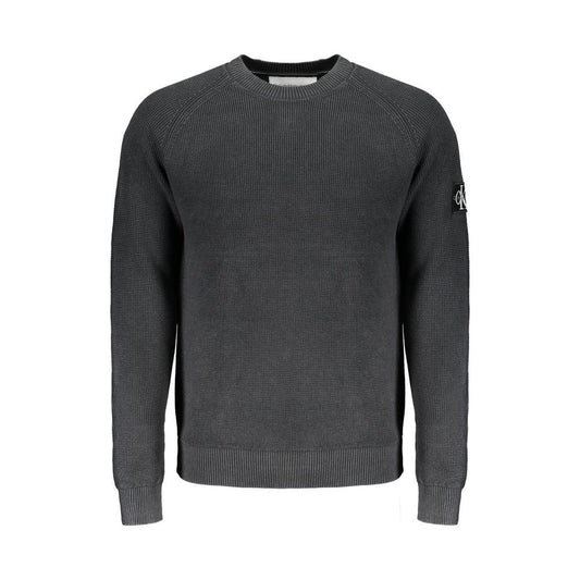 Calvin Klein Black Cotton Sweater Calvin Klein