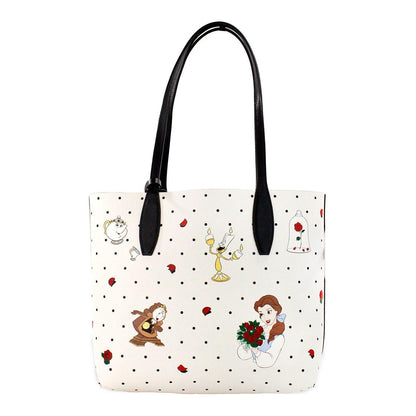 Kate Spade Disney Beauty And The Beast Small Leather Reversible Tote Handbag Kate Spade