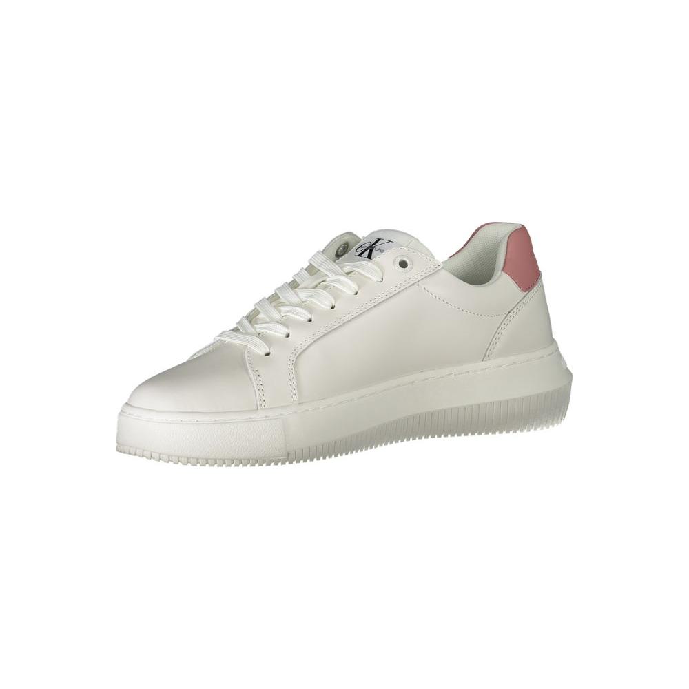 Calvin Klein White Polyester Sneaker Calvin Klein