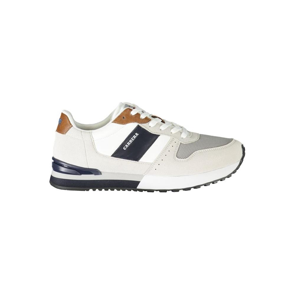 Carrera White Polyester Sneaker Carrera