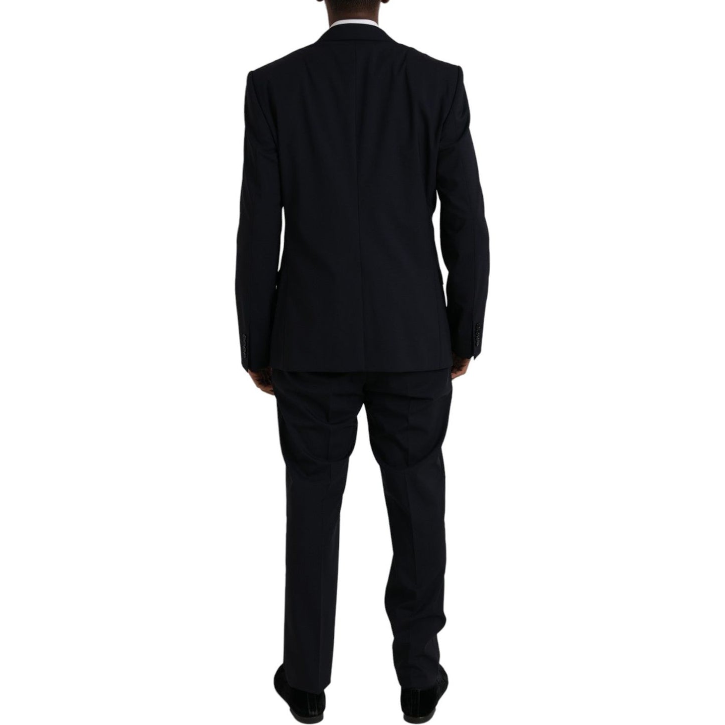 Dolce & Gabbana Blue MARTINI Wool Formal 2 Piece Suit Dolce & Gabbana