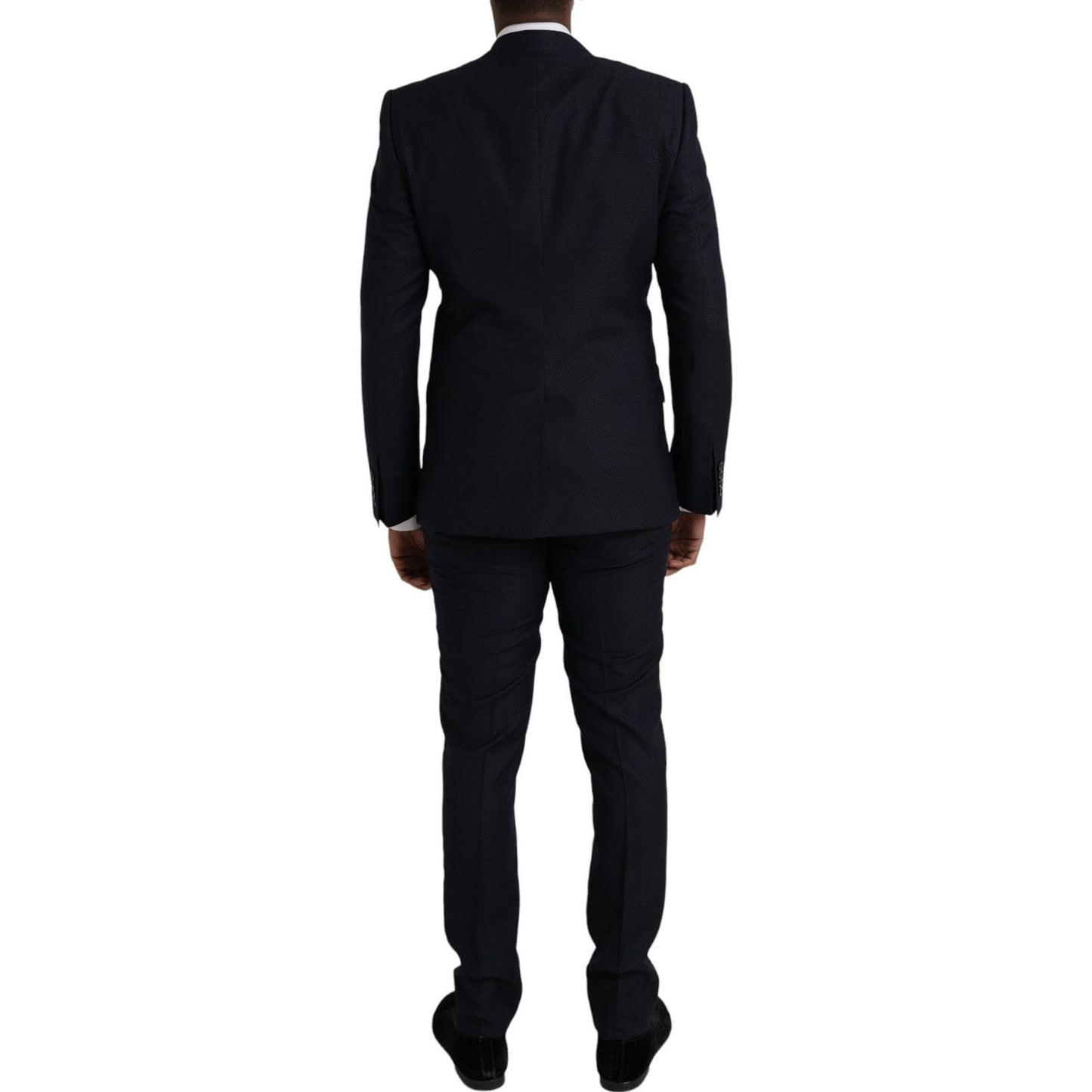 Dolce & Gabbana Blue Fantasy MARTINI Formal 3 Piece Suit Dolce & Gabbana