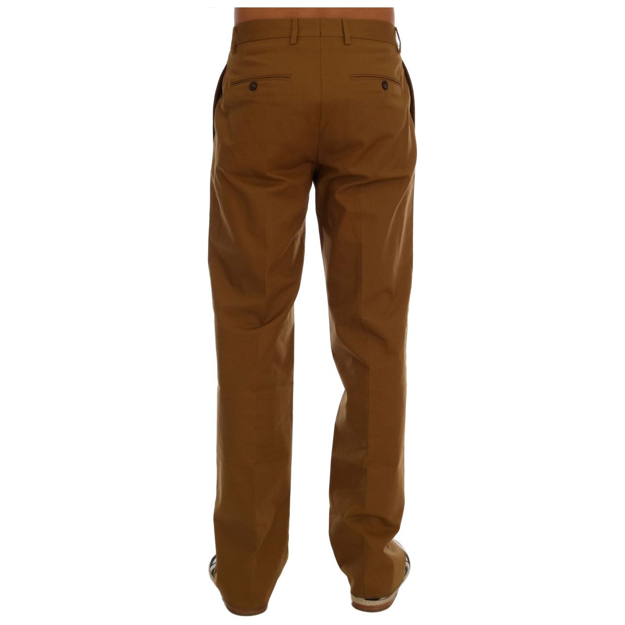 Dolce & Gabbana Elegant Brown Formal Trousers for Men Dolce & Gabbana