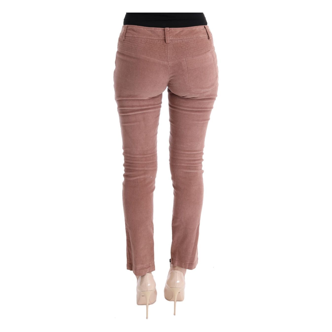 Ermanno Scervino Chic Brown Capri Cropped Pants for Elegant Evenings Ermanno Scervino