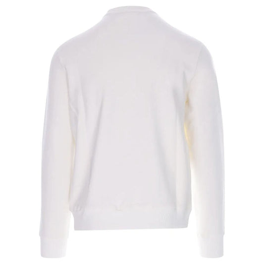 Jacob Cohen Elegant White Cotton Blend Sweatshirt Jacob Cohen