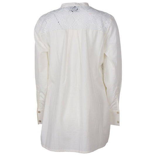 Alpha Studio White Cotton Shirt Alpha Studio