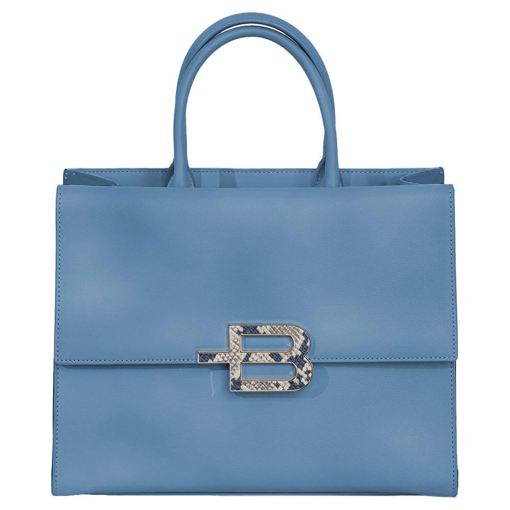 Baldinini Trend Chic Calfskin Handbag with Magnet Detail Baldinini Trend