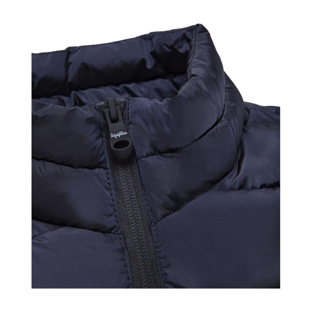 Refrigiwear Blue Nylon Men Jacket Refrigiwear