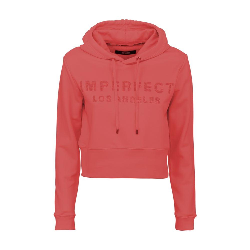 Imperfect Elegant Rhinestone Logo Hoodie Imperfect