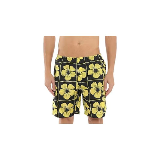 Palm Angels Yellow Polyamide Men Swim Short Palm Angels