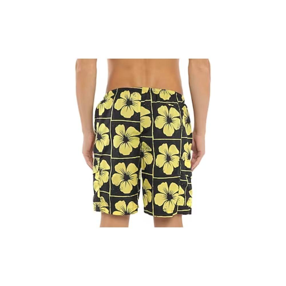 Palm Angels Yellow Polyamide Men Swim Short Palm Angels