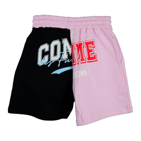 Comme Des Fuckdown Chic Two-Tone Graphic Shorts Comme Des Fuckdown