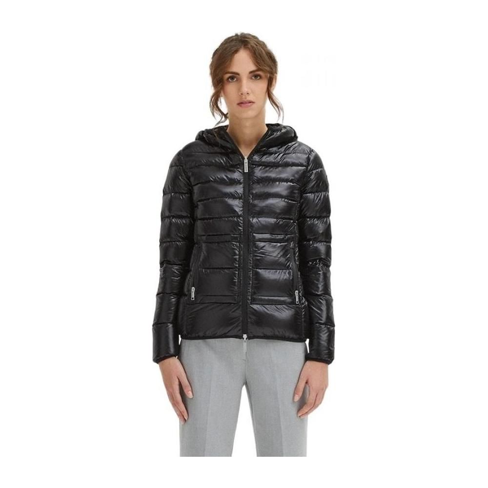 Centogrammi Black Nylon Women Jacket Centogrammi