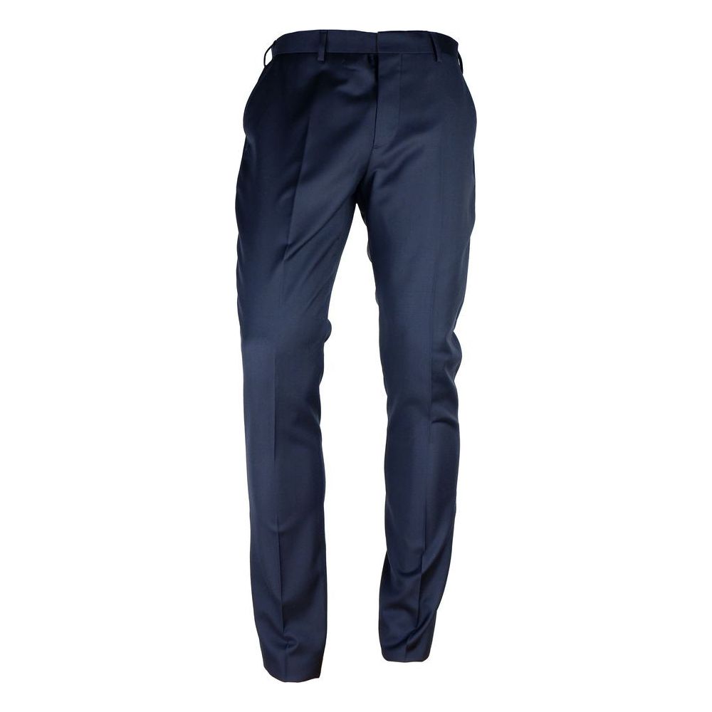 Made in Italy Elegant Milano Wool Blend Men's Trousers Made in Italy