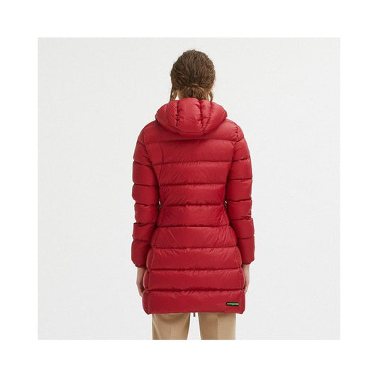 Centogrammi Reversible Goose Down Long Jacket in Pink Centogrammi