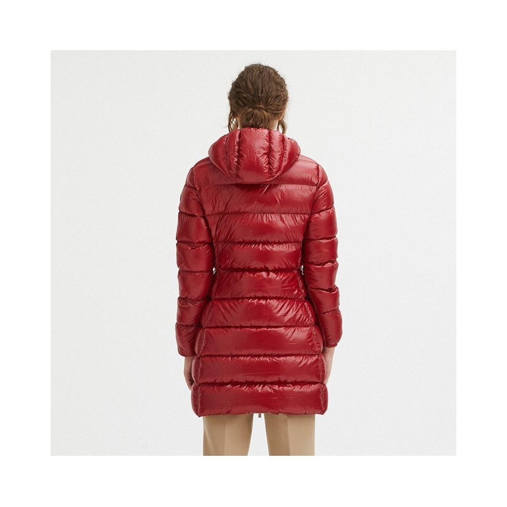 Centogrammi Reversible Goose Down Long Jacket in Pink Centogrammi