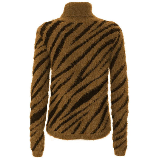 Imperfect Brown Polyamide Women Sweater WOMAN SWEATERS Imperfect