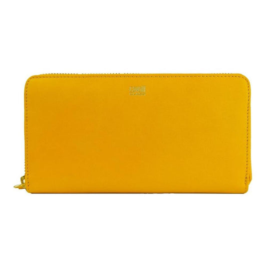 Cavalli Class Yellow Calfskin Women Wallet Cavalli Class