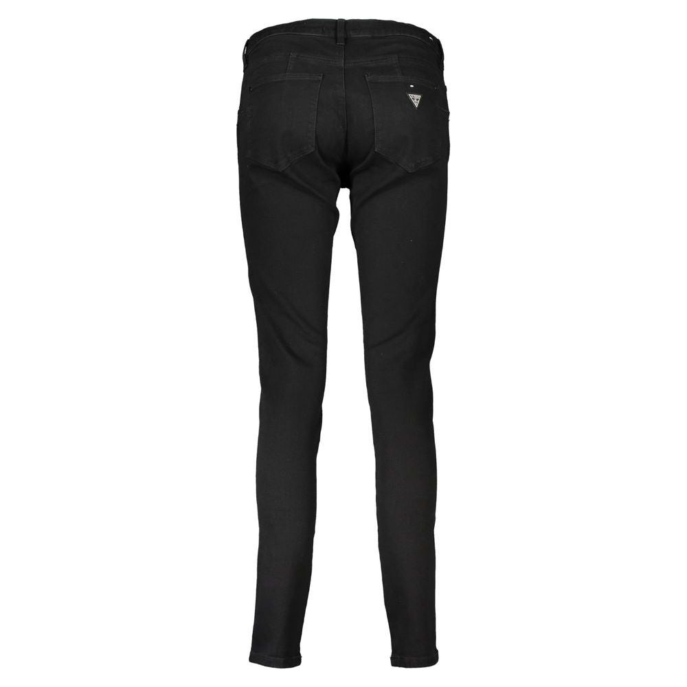 Guess Jeans Black Cotton Jeans & Pant Guess Jeans