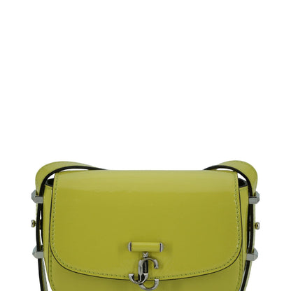 Jimmy Choo Lime Yellow Leather Small Shoulder Bag