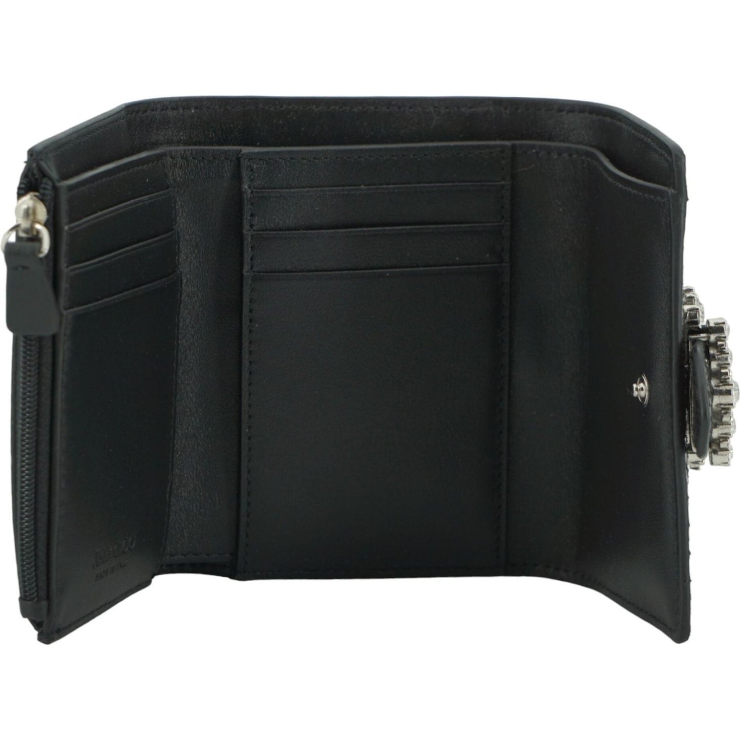 Black Leather Cheri Wallet