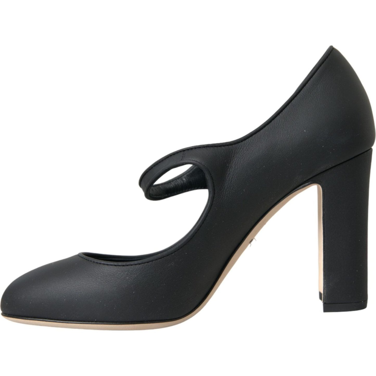 Dolce & Gabbana Black Leather Mary Jane Pumps Heels Shoes Dolce & Gabbana