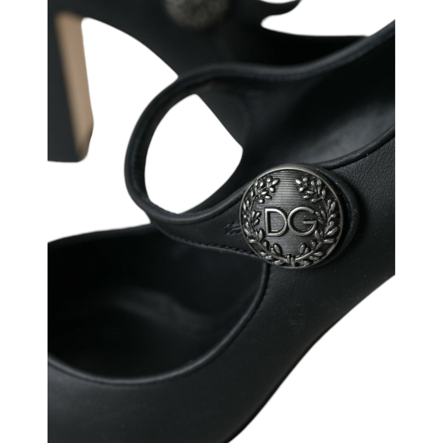 Dolce & Gabbana Black Leather Mary Jane Pumps Heels Shoes Dolce & Gabbana