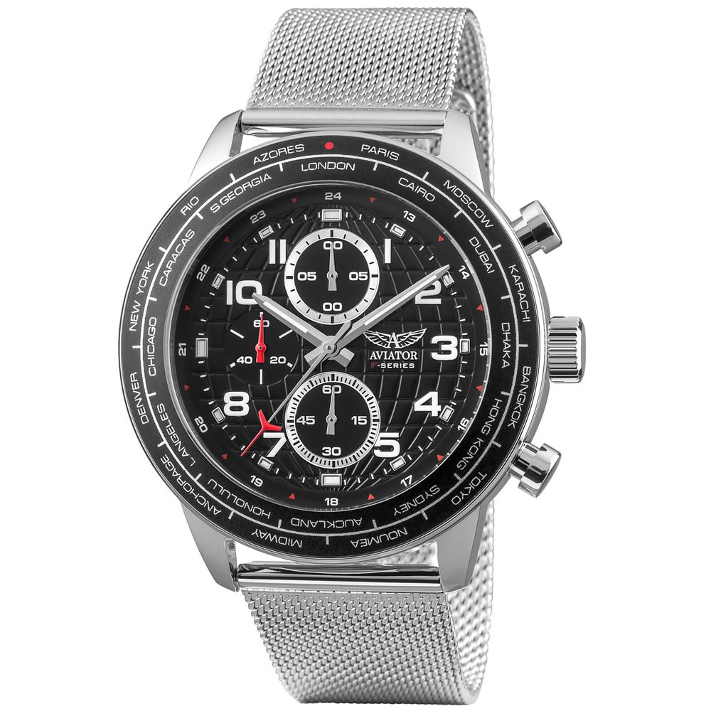 Aviator Silver Men Watch Aviator