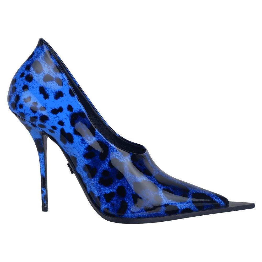 Dolce & Gabbana Blue Leather Di Calfskin Pump Dolce & Gabbana