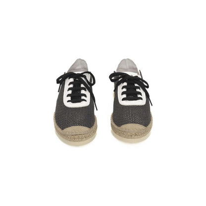 Cerruti 1881 Black Calfskin Men Sneaker