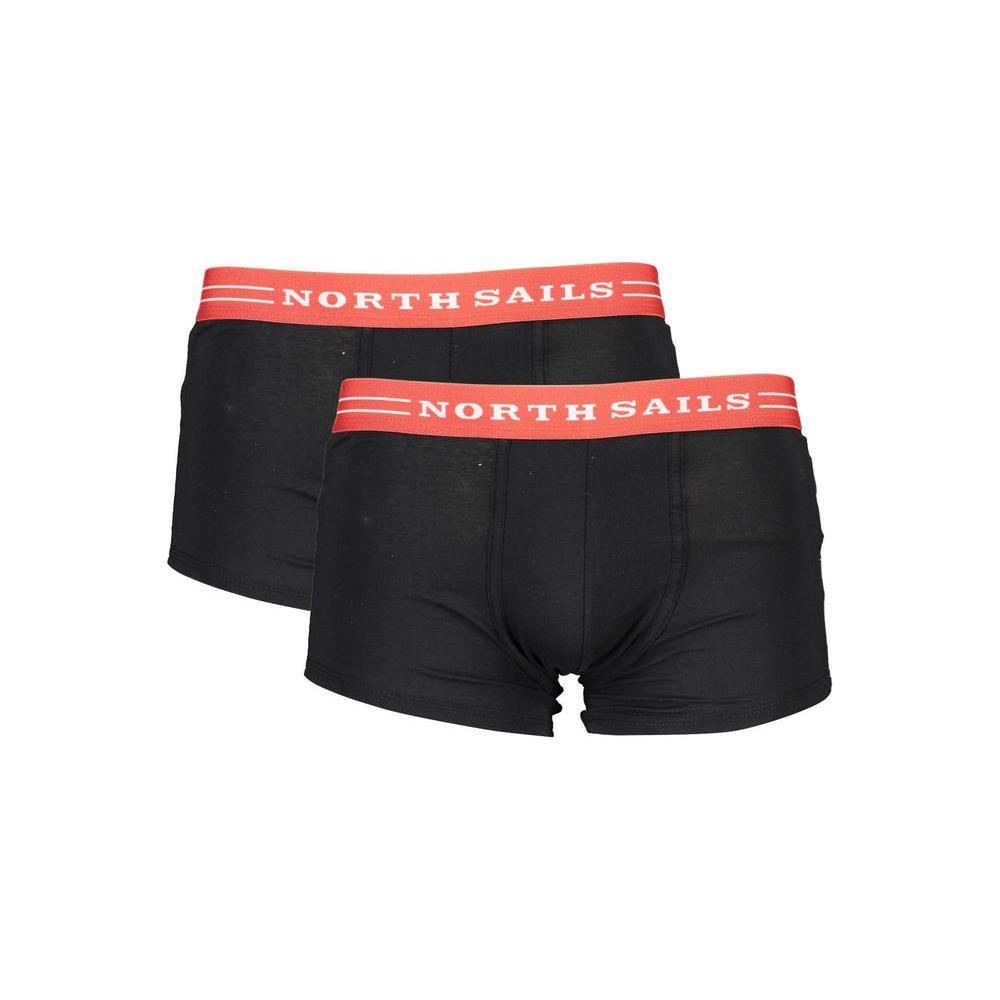 North Sails Black Cotton Underwear