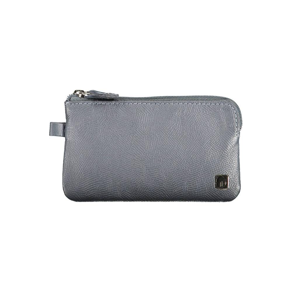 Blue Leather Wallet