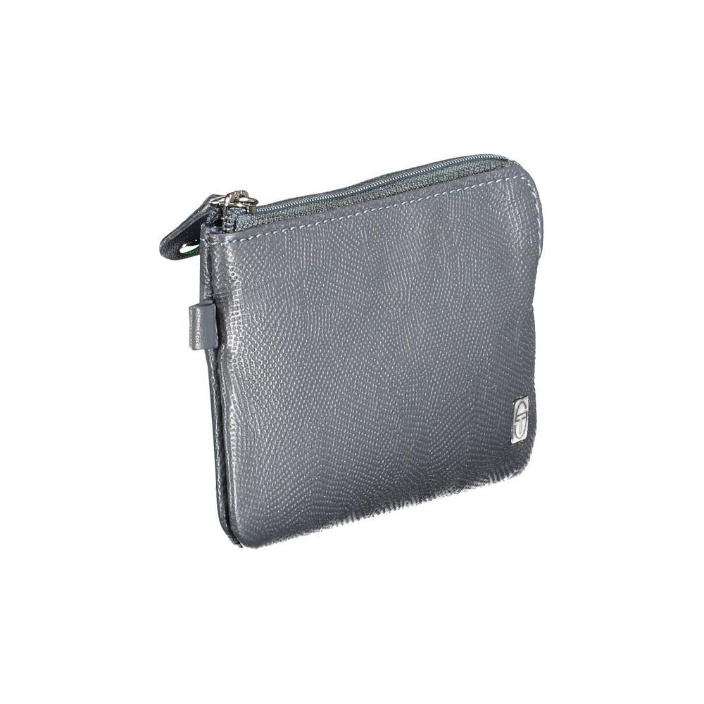 Blue Leather Wallet