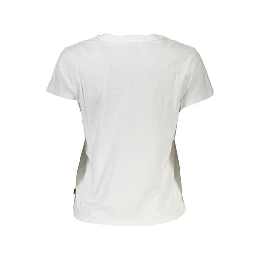 Levi's White Cotton Tops & T-Shirt Levi's