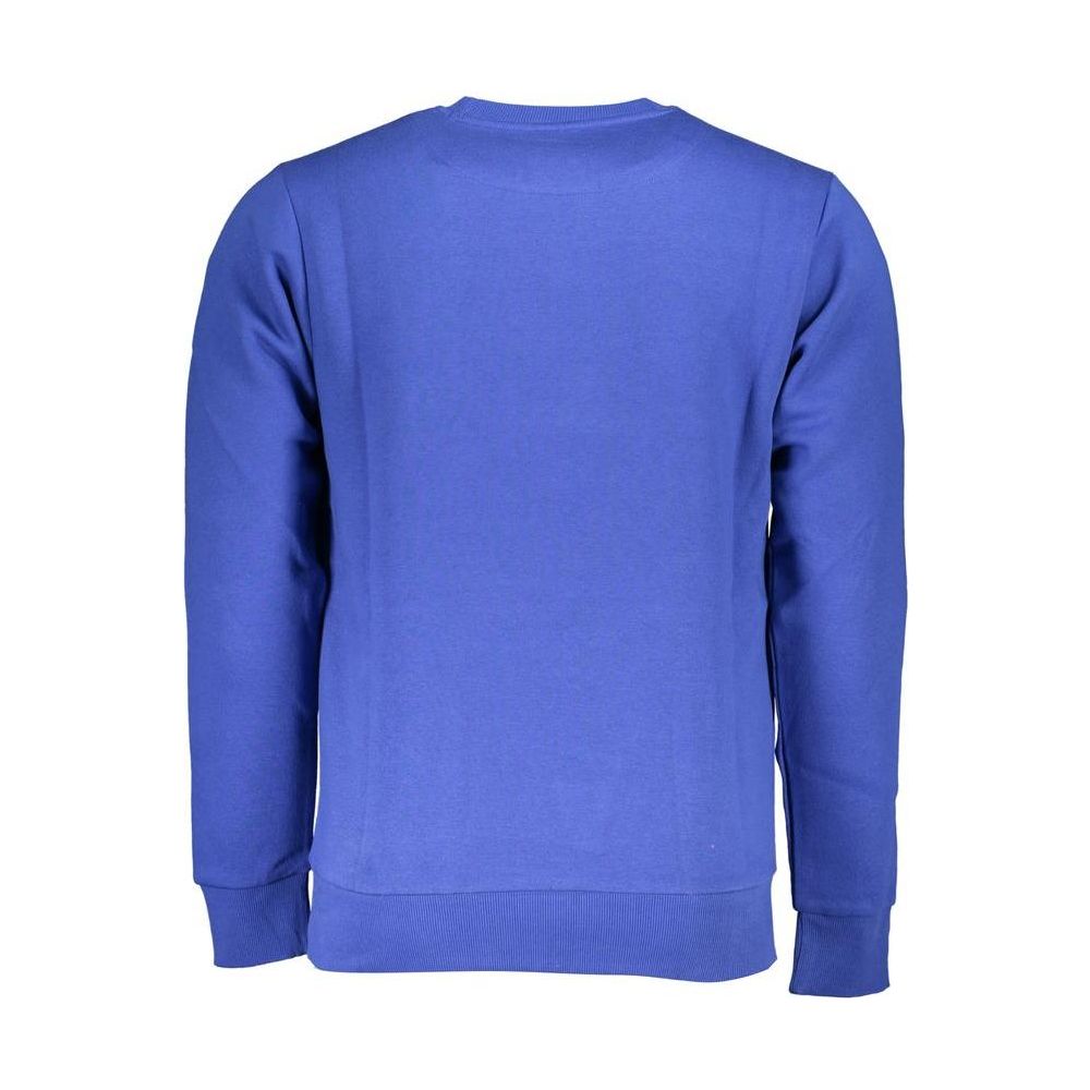 U.S. Grand Polo Blue Cotton Sweater U.S. Grand Polo