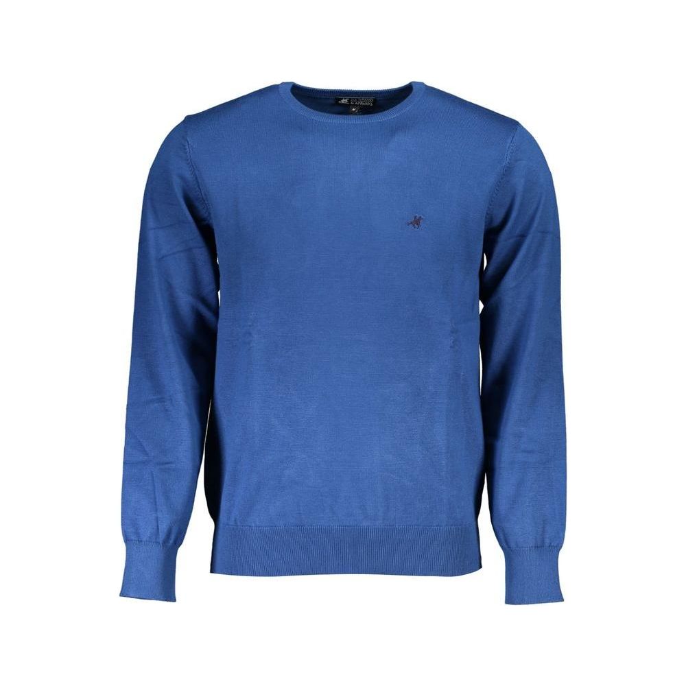 U.S. Grand Polo Blue Nylon Sweater U.S. Grand Polo