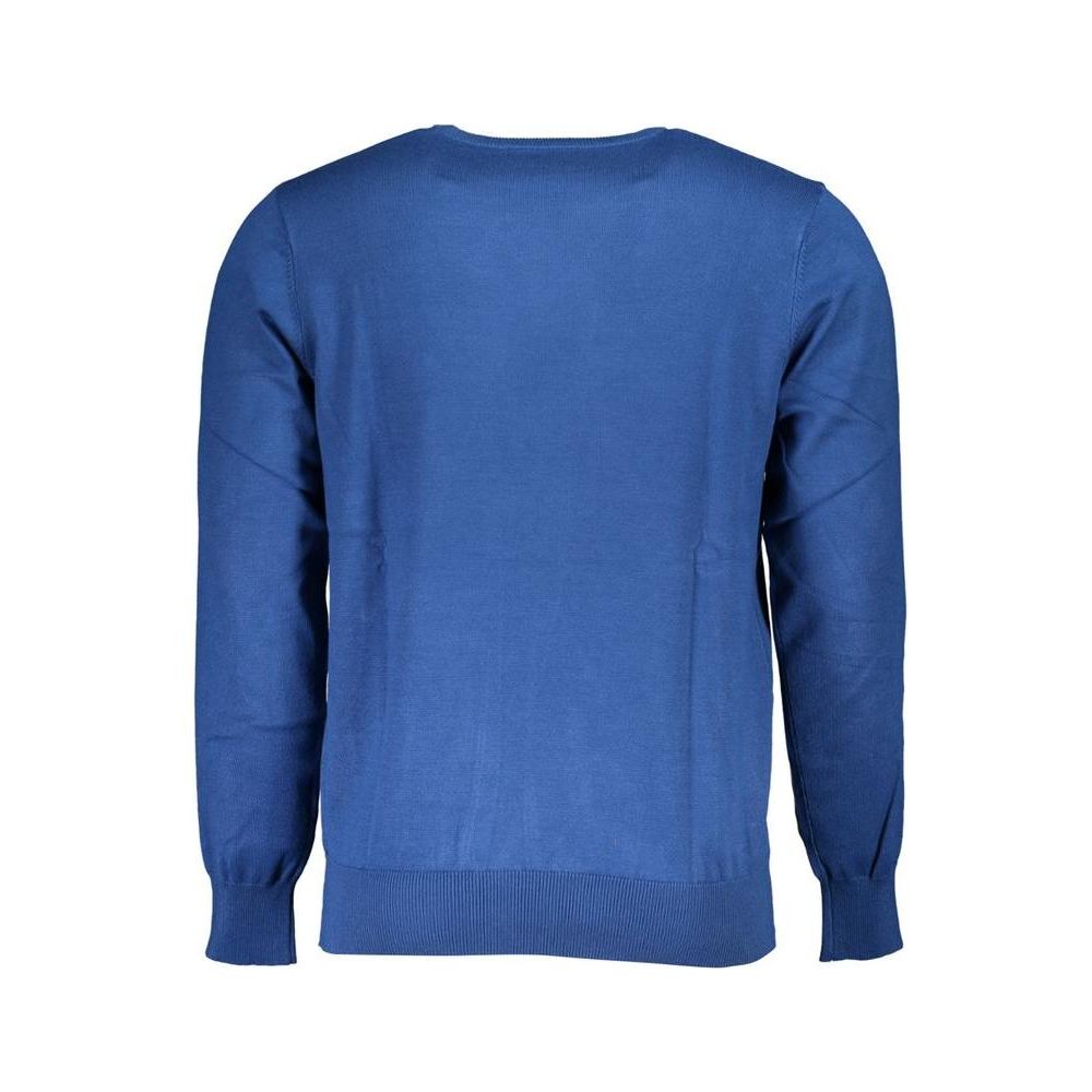 U.S. Grand Polo Blue Nylon Sweater U.S. Grand Polo