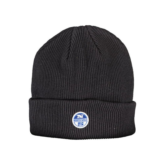 North Sails Black Cotton Hats & Cap North Sails