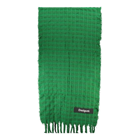 Green Polyester Scarf